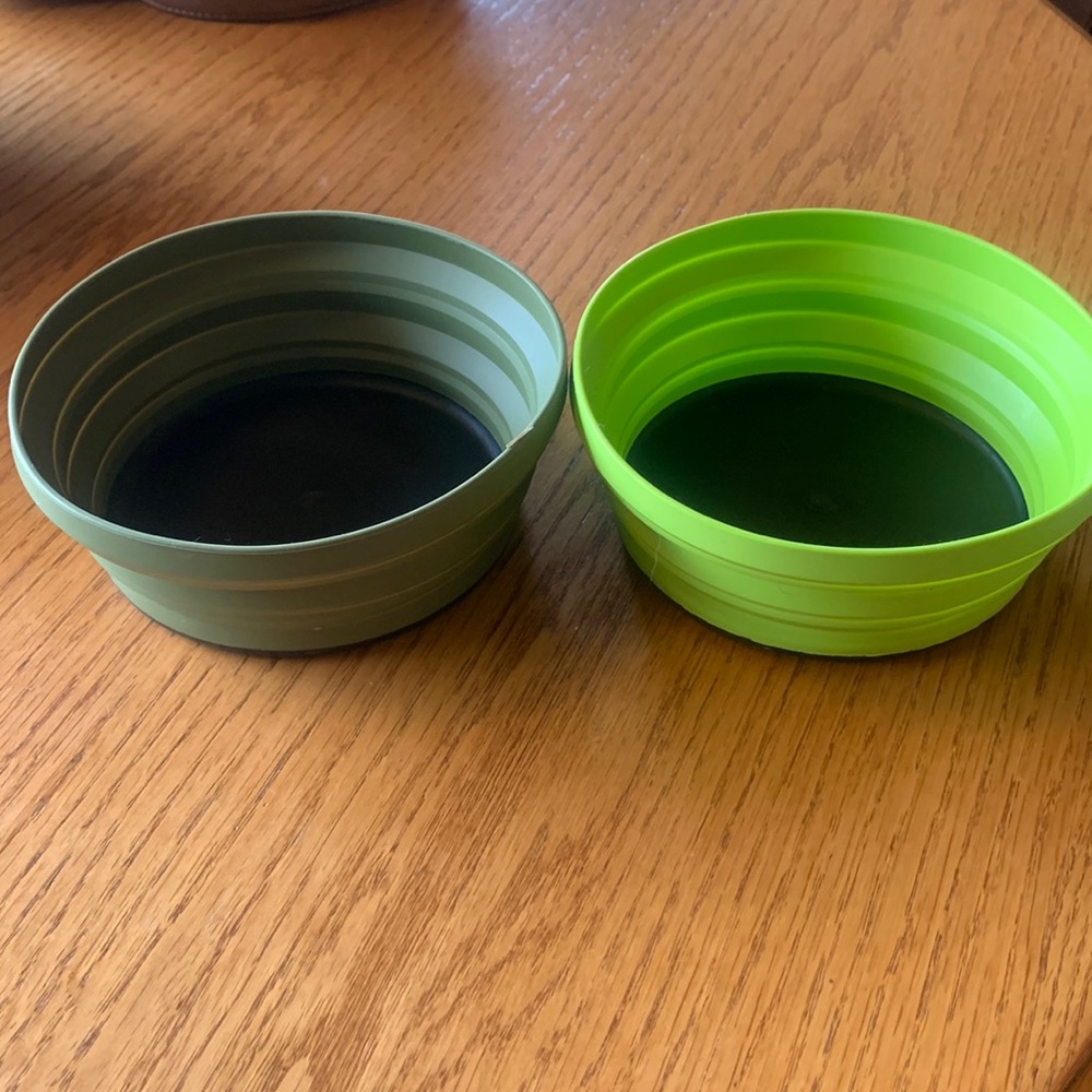 Sea to Summit backpacking bowls